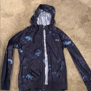 Oakley wind breaker blue camouflage